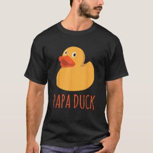 Camiseta Engraçado Papá Pato Borracha Família Ducky Corresp