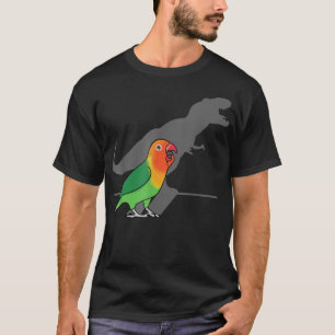 Camiseta Engraçado Papagaio Dinossauro Sombra TRe Fischer's