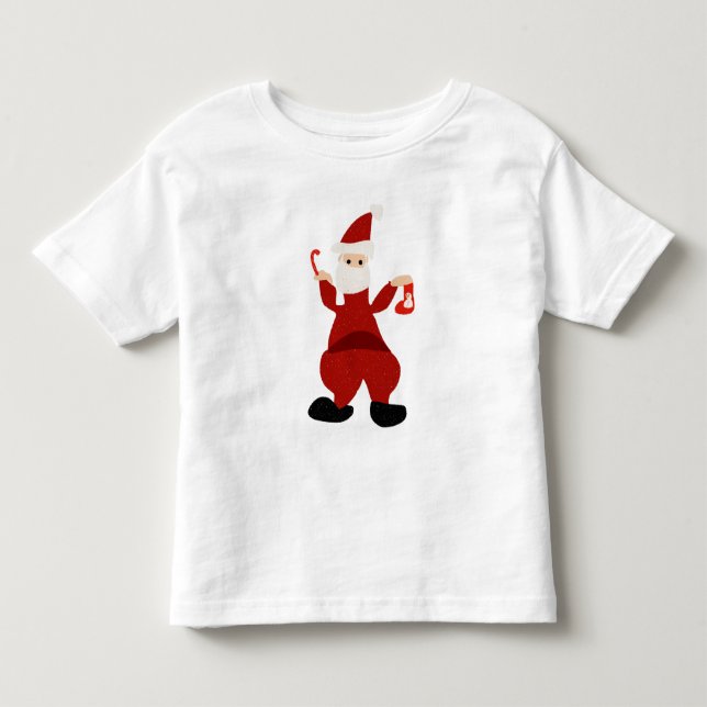 Camiseta Engraçado Papai Noel (Frente)