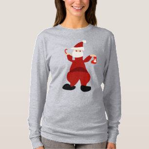 Camiseta Engraçado Papai Noel