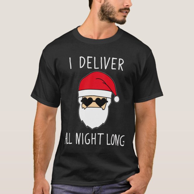 Camiseta Engraçado Papai noel de Natal inapropriado Cristo (Frente)