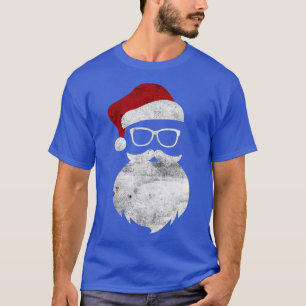 Camiseta Engraçado Papai Noel Encara Óculos De Sol Com 2