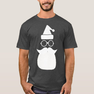 Camiseta Engraçado Papai Noel Encara Óculos De Sol Com 6