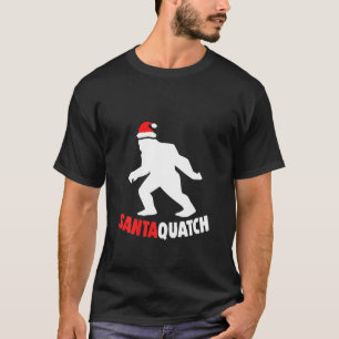 Camiseta Engraçado Papais noeis de Natal Bigfoot Sasquatch