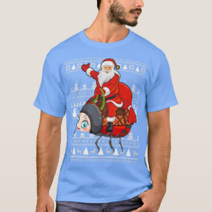 Camiseta Engraçado Papais noeis Ladybug Lover Andando Ladyb