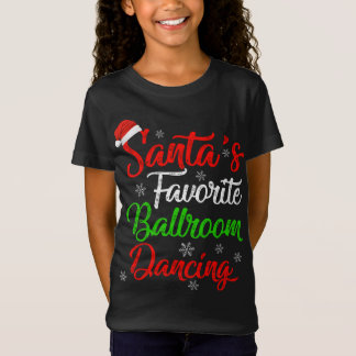 Camiseta Engraçado Papais noeis Xmas Favoritos Dançando Sal