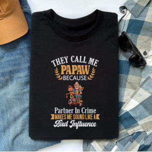 Camiseta Engraçado Papaw, Avô, Avô, Personalizável
