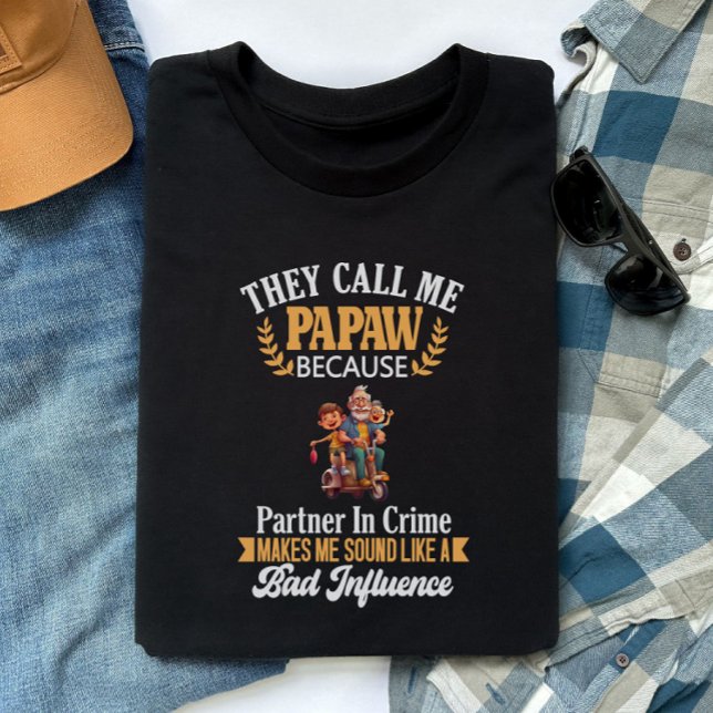 Camiseta Engraçado Papaw, Avô, Avô, Personalizável (Criador carregado)