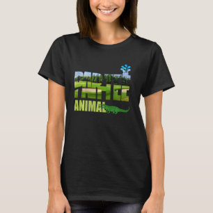 Camiseta Engraçado Par Tee Animal Belo Curso de Golfe Cena 