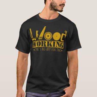 Camiseta Engraçado para o Construtor de Contratos de Trabal