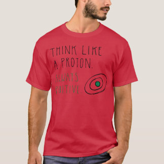 Camiseta engraçado para o próton
