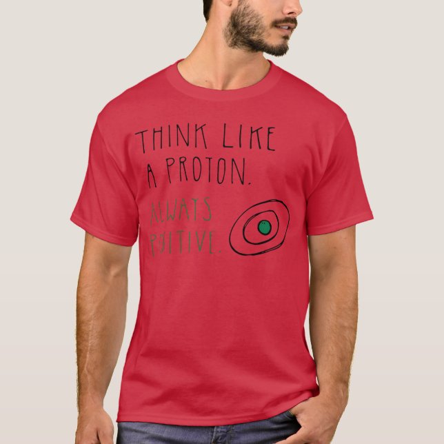 Camiseta engraçado para o próton (Frente)