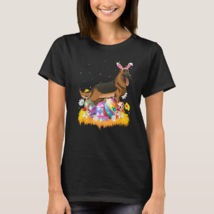 Camiseta Engraçado Páscoa de German shepherd de Ovo no Domi