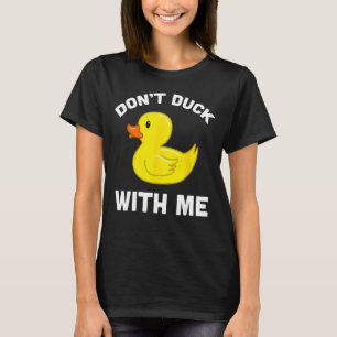 Camiseta Engraçado Pato de Borracha Amarelo presente, não p