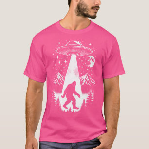 Camiseta Engraçado Pé-Grande Ufo Abdução Extração De Aliení