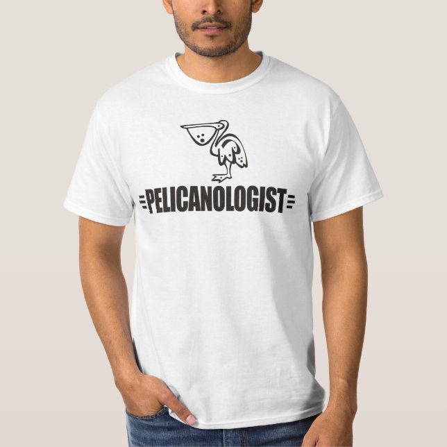 Camiseta Engraçado Pelicano (Frente)