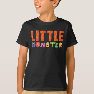 Camiseta Engraçado Pequeno Monstro Halloween