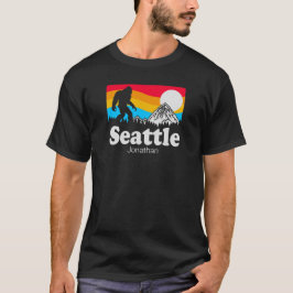 Camiseta Engraçado Personalizado Pé Grande Seattle