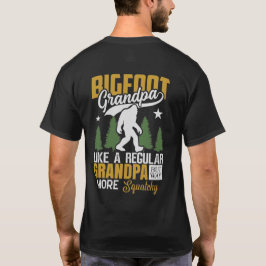 Camiseta Engraçado personalizado Vovô de Pé Grande