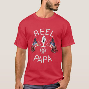 Camiseta Engraçado Pesca de rolo Legal Papá Piada Pesca Áme