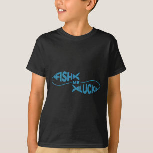 Camiseta Engraçado Pescaria Pescador Pede-me Sorte