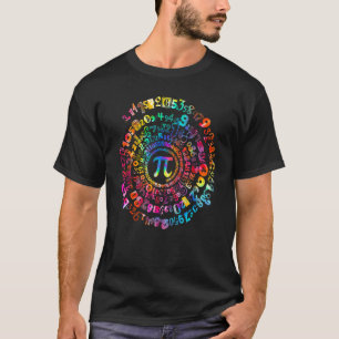 Camiseta Engraçado Pi Day 314 Spiral Pi Math Números Colori