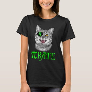 Camiseta Engraçado Pi Day Math Science Pirata
