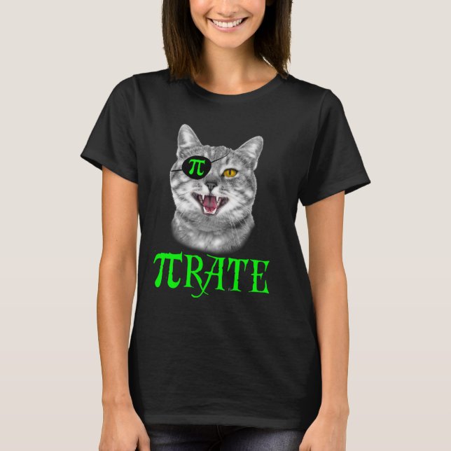 Camiseta Engraçado Pi Day Math Science Pirata (Frente)