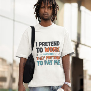 Camiseta Engraçado Piada de Pagamento Gificioso - Humor do 