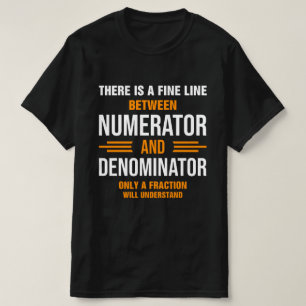 Camiseta Engraçado Piada professor de matemática