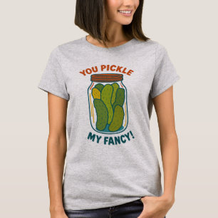 Camiseta Engraçado Pickle Pun "Você Pega Meu Rico"