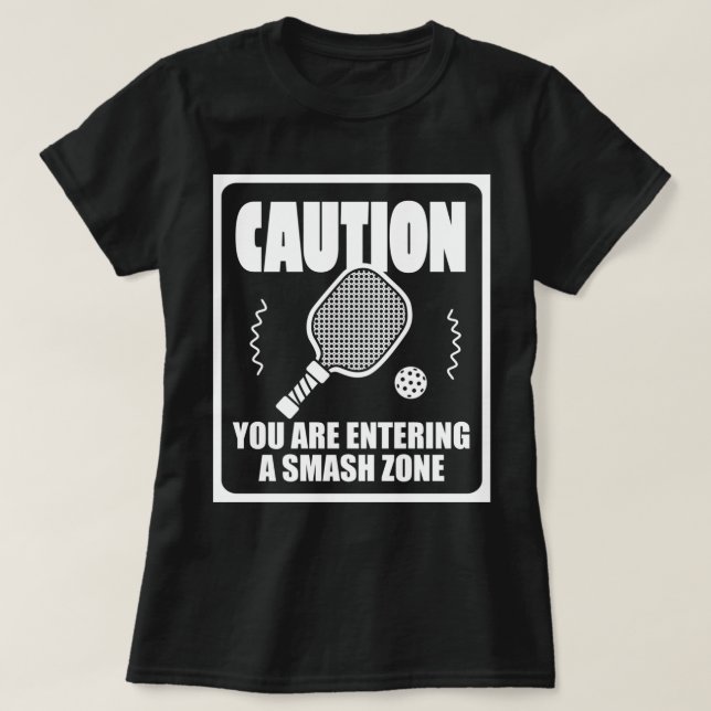 Camiseta Engraçado Pickleball (Frente do Design)