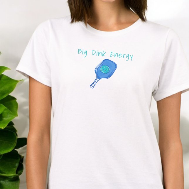 Camiseta Engraçado Pickleball Grande Energia Dink (Criador carregado)