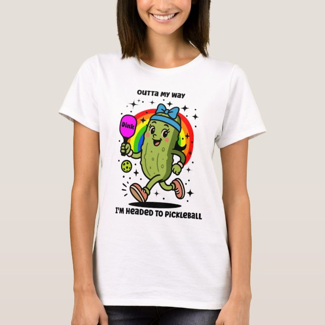 Camiseta Engraçado Pickleball - Humor de Pickleball (Frente)