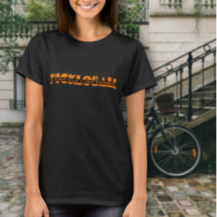 Camiseta Engraçado Pickleball para mulheres e slogan laranj
