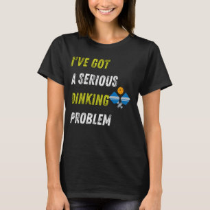 Camiseta Engraçado Pickleball Posso Ter Um Problema De Jant