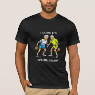 Camiseta Engraçado Pickleball Pun Estação de colheita