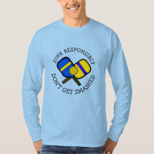 Camiseta Engraçado Pickleball Pun Não Esmagar