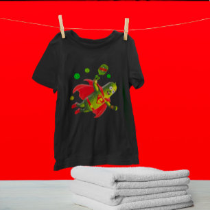 Camiseta Engraçado Pickleman em preto personalizado