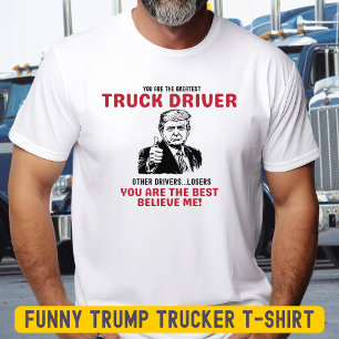Camiseta Engraçado Piloto Mais Alto Trump T Shirt