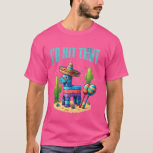Camiseta Engraçado Pinata, eu atingiria a celebração da fes