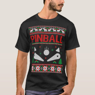 Camiseta Engraçado Pinball Esportivo Papais noeis do Lover 