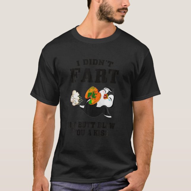 Camiseta Engraçado Pinguim, eu não quebrei meu BUMBUM te ab (Frente)