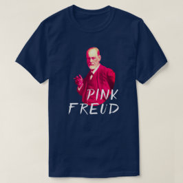 Camiseta Engraçado "Pink Freud"