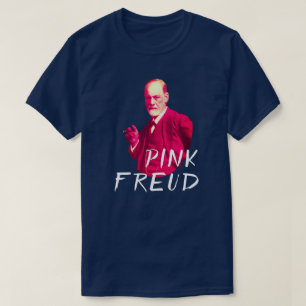 Camiseta Engraçado "Pink Freud"