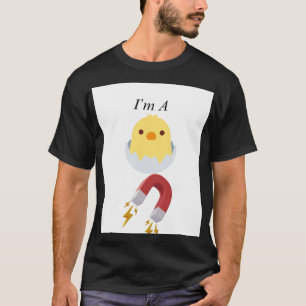 Camiseta Engraçado Pintinho Magnet