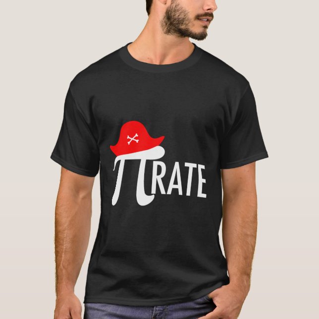 Camiseta Engraçado Pirate Math Pun - Símbolo de Humor Tee d (Frente)