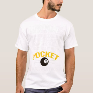 Camiseta Engraçado Piscina Billiards Shirt Eu Toco Piscina