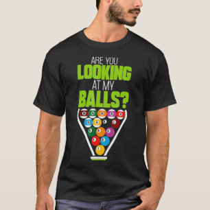 Camiseta Engraçado Piscina Billiards Tee for Men Loose