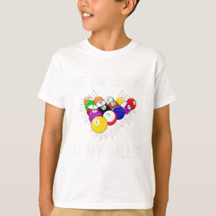 Camiseta Engraçado Piscina Sarcástico Billiards Slogan Olha